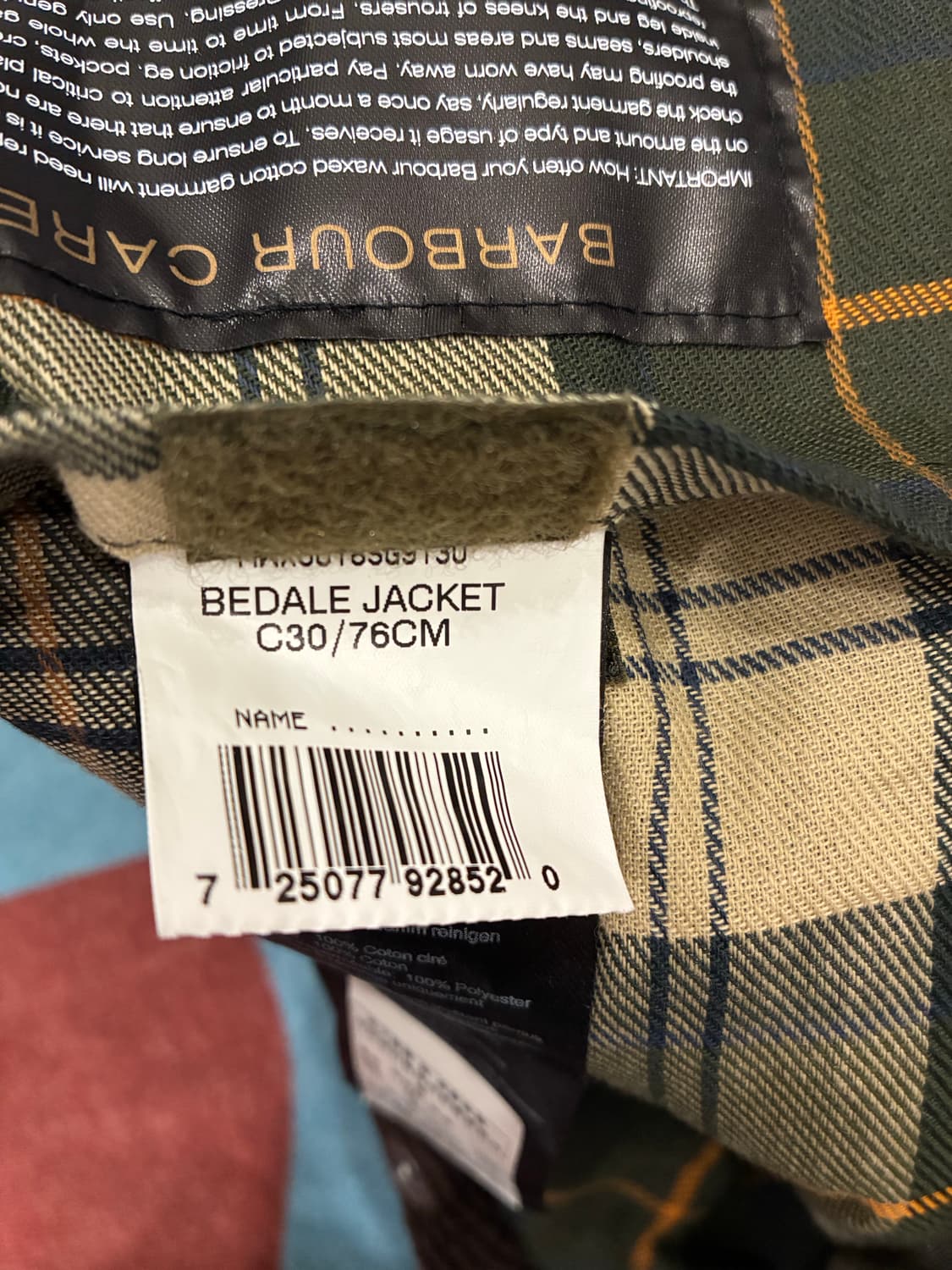 바버 자켓 코트 아우터 점퍼 워크자켓 반코트 정품 상품이미지9