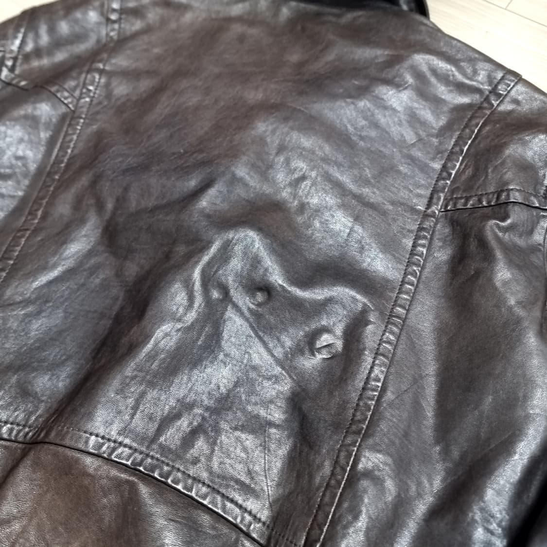 한국제 00년대 썰스데이 아일랜드 양가죽 자켓 100 상품이미지6