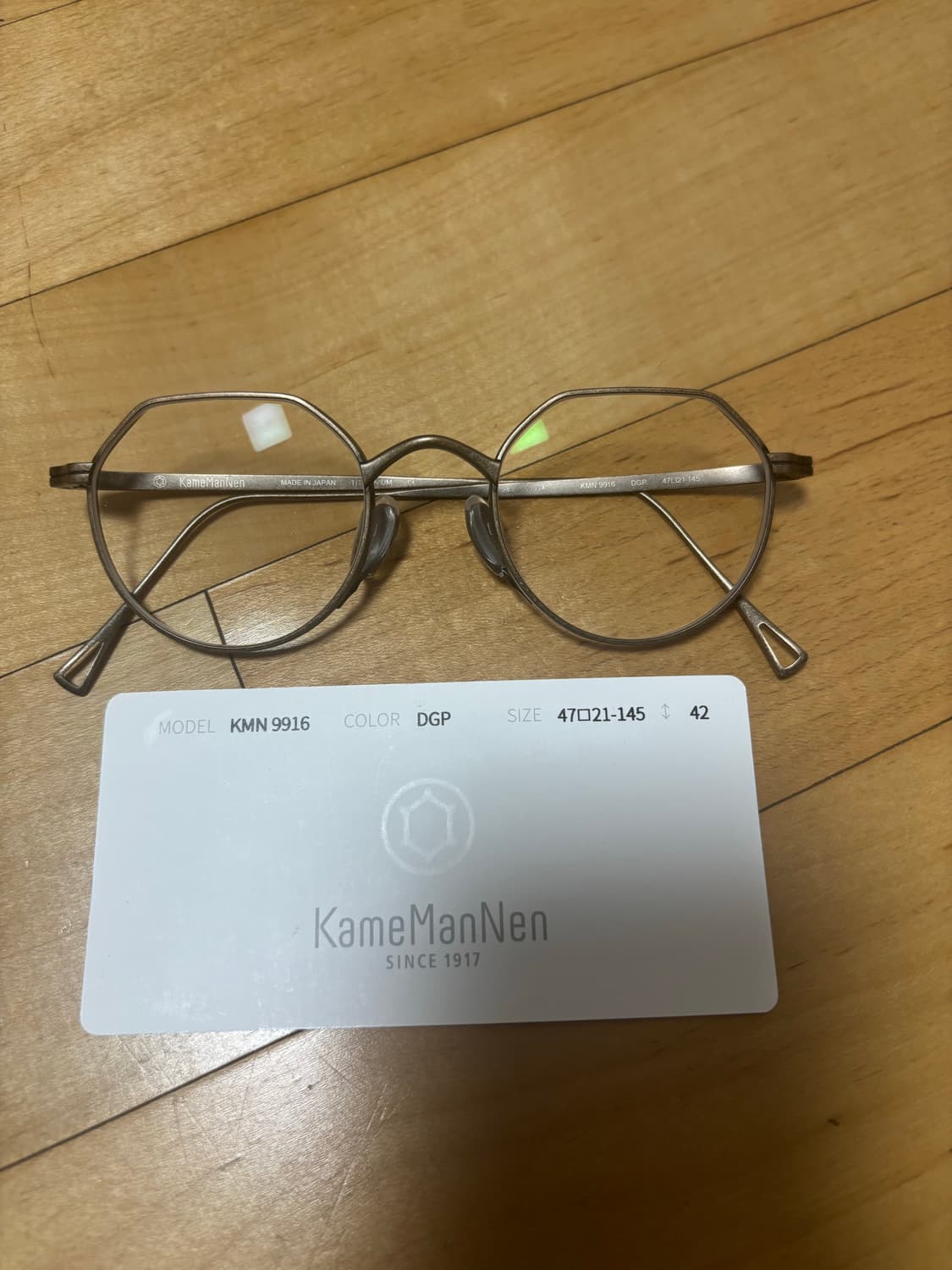 가메만넨 안경kmn9916 엔틱골드 상품이미지3