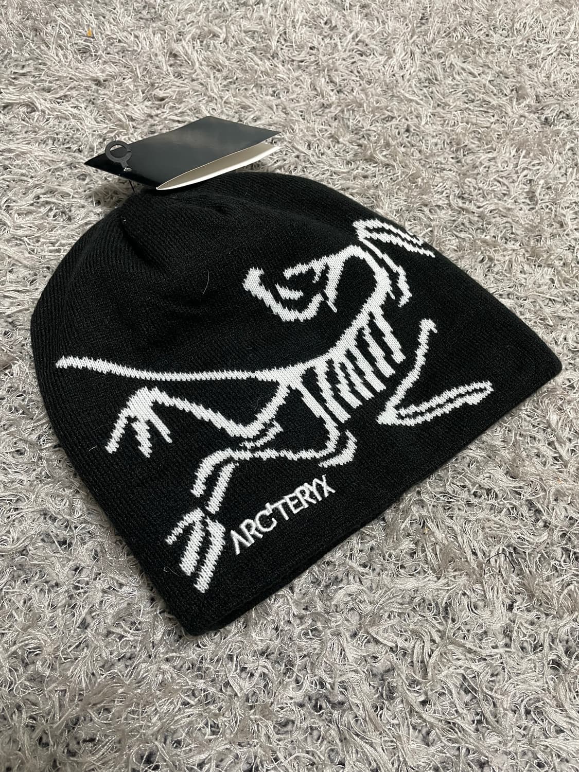 아크테릭스Arcteryx 블랙화이트 비니 Free 상품이미지1