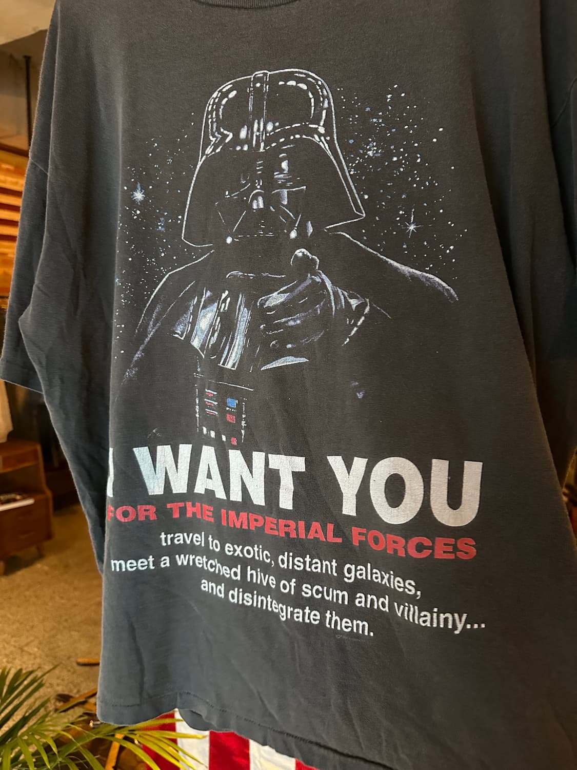 90s USA STAR WARS VINTAGE T SHIRT 상품이미지3