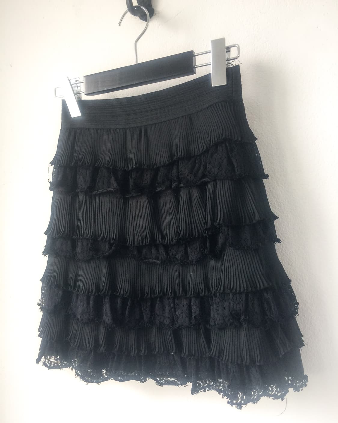 Pleats layer point mini skirt 상품이미지2