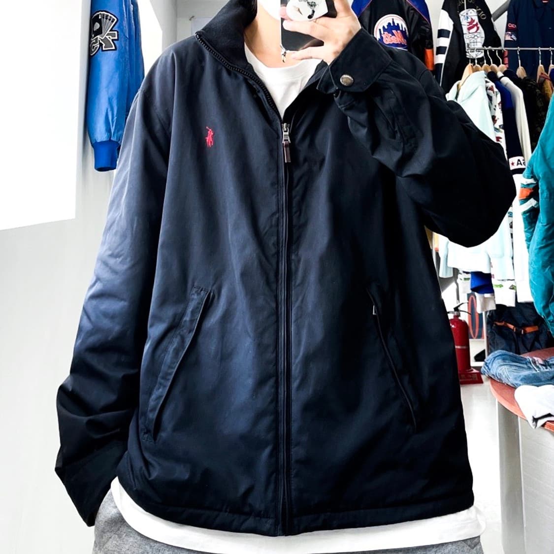 폴로 랄프로렌 기본 포니 블랙 페리 자켓 상품이미지2