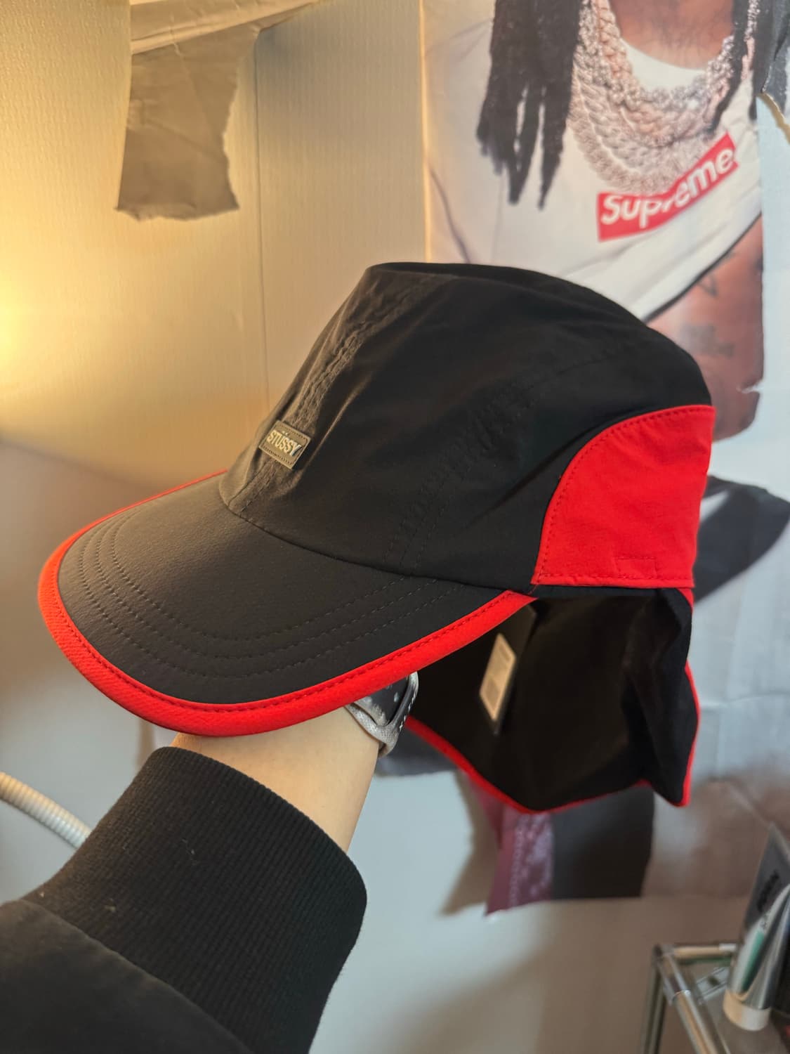 스투시 이어플랩 캡 새상품 상품이미지1