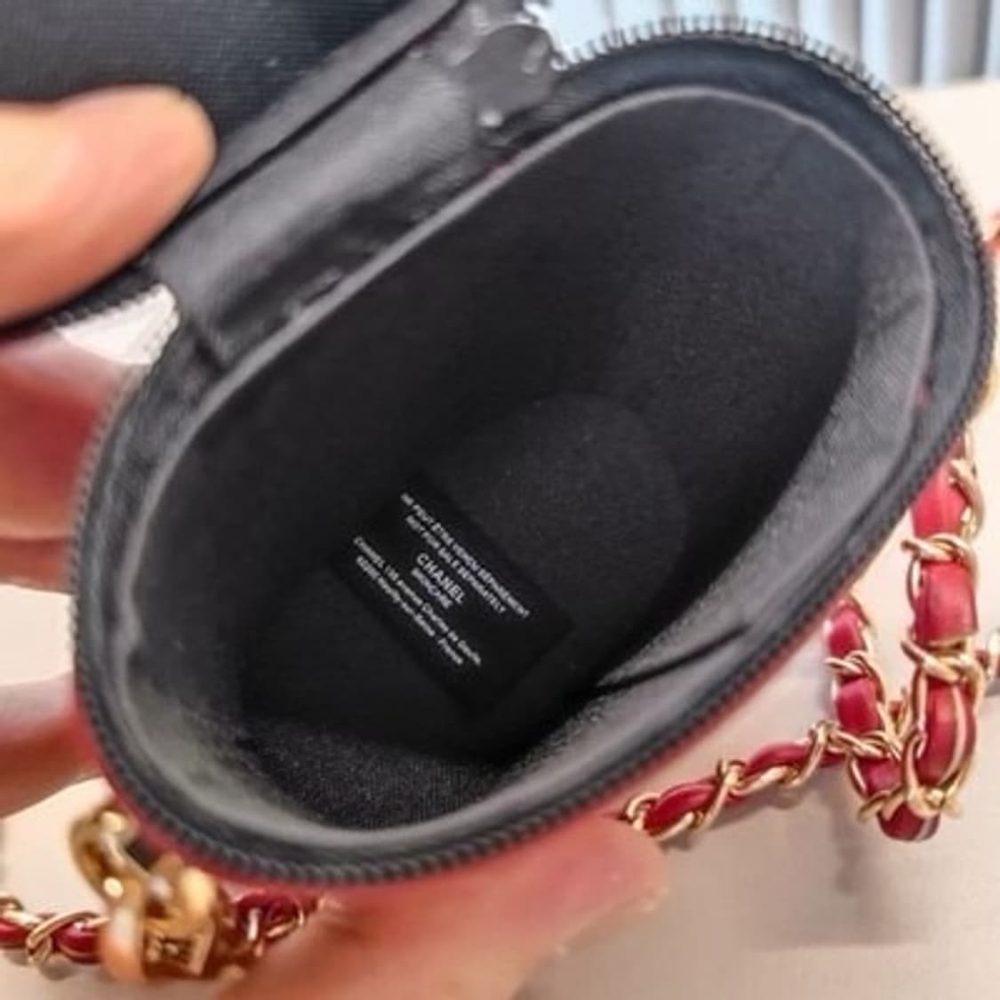 샤넬뷰티 레드 컬러 립스틱 케이스 체인백 상품이미지7