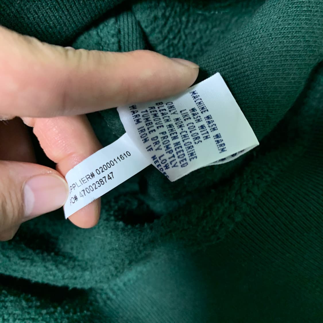 폴로 랄프로렌 신형 딥그린  후드자켓 상품이미지6