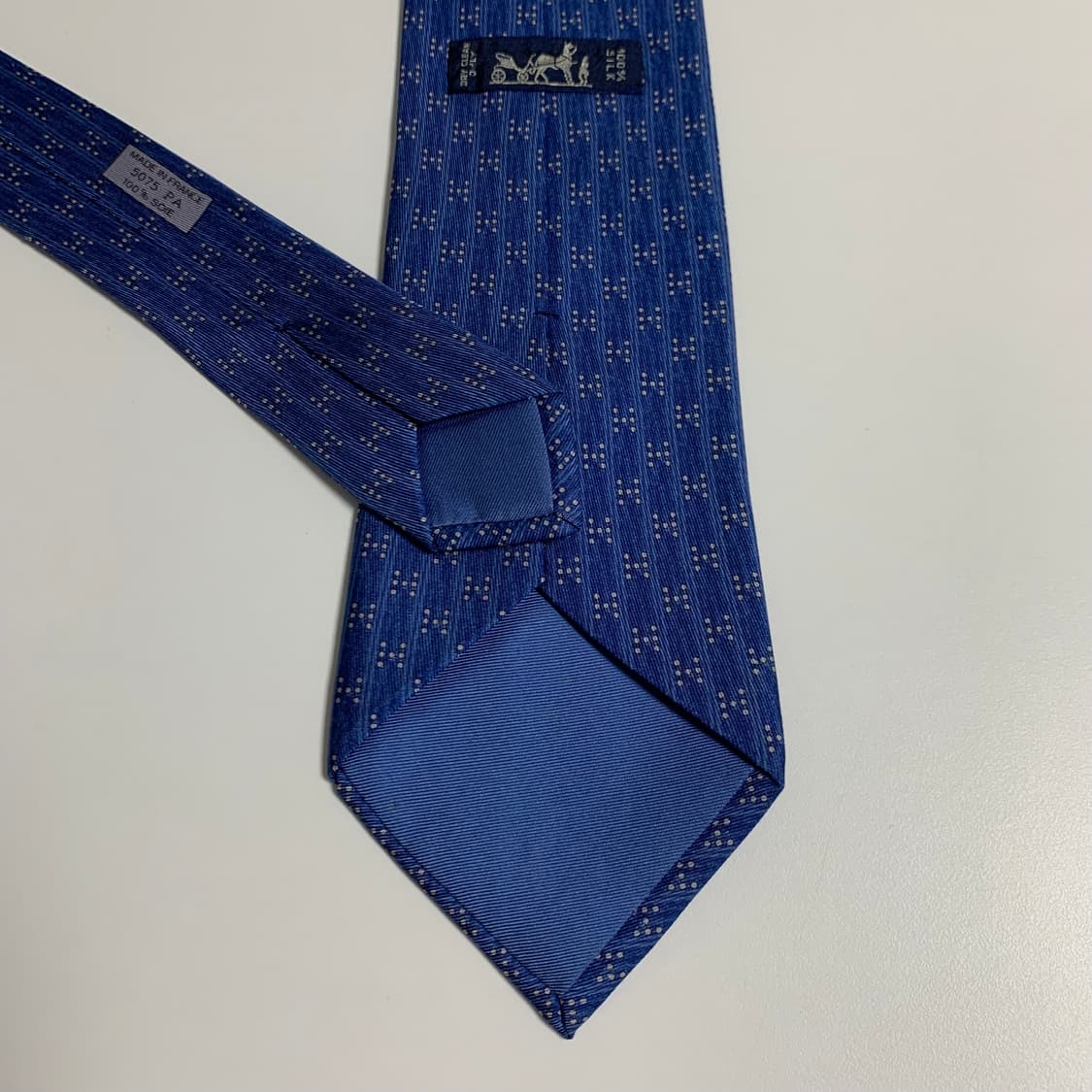 에르메스(HERMES) H로고 명품넥타이 A등급 프랑스 100실크 상품이미지6