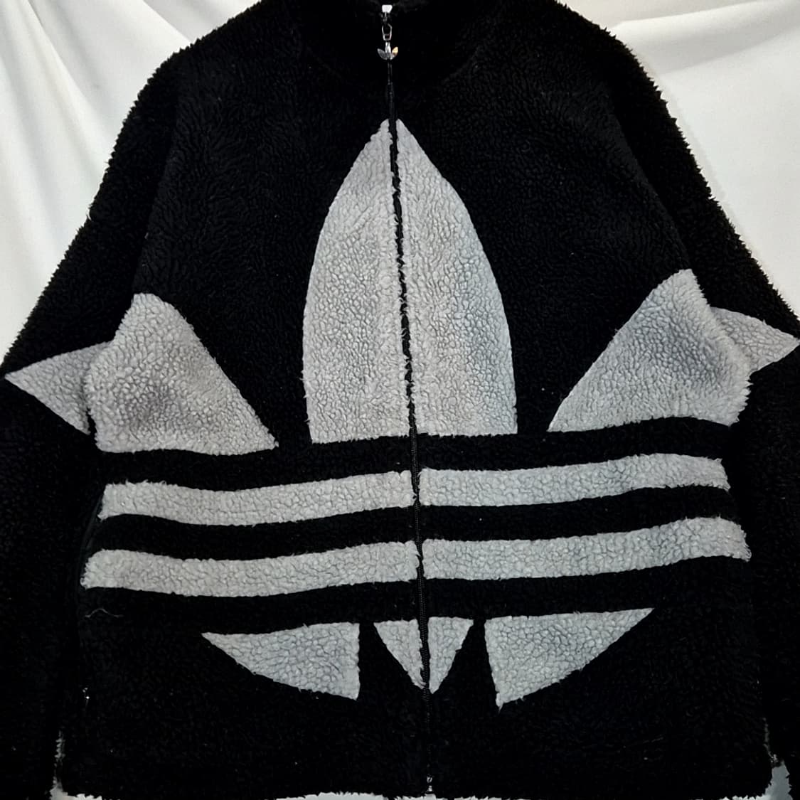 Adidas 아디다스 빅 트레포일 쉐르파 자켓 상품이미지2