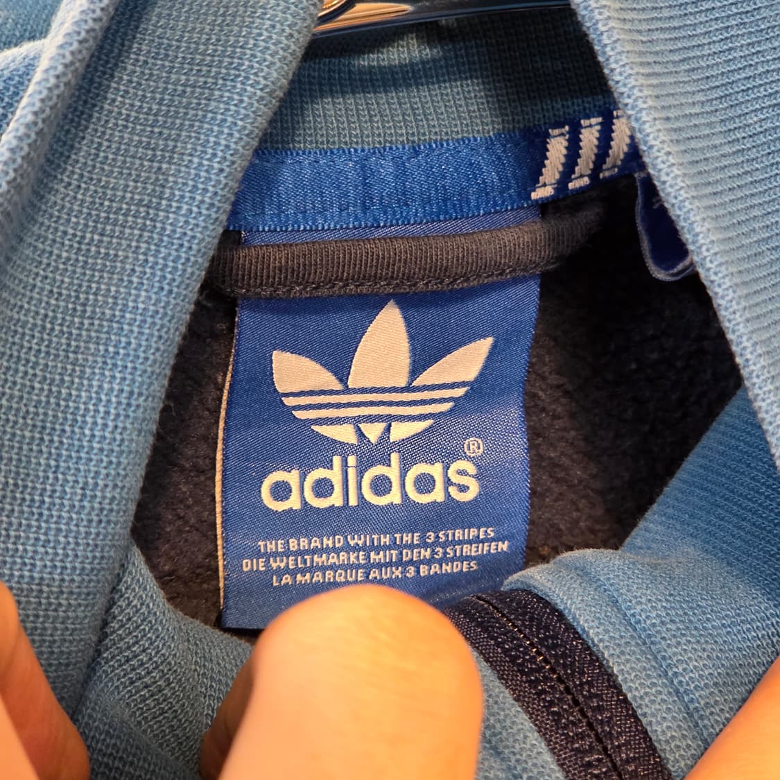 아디다스 네이비 코튼 트랙탑 집업 상품이미지8