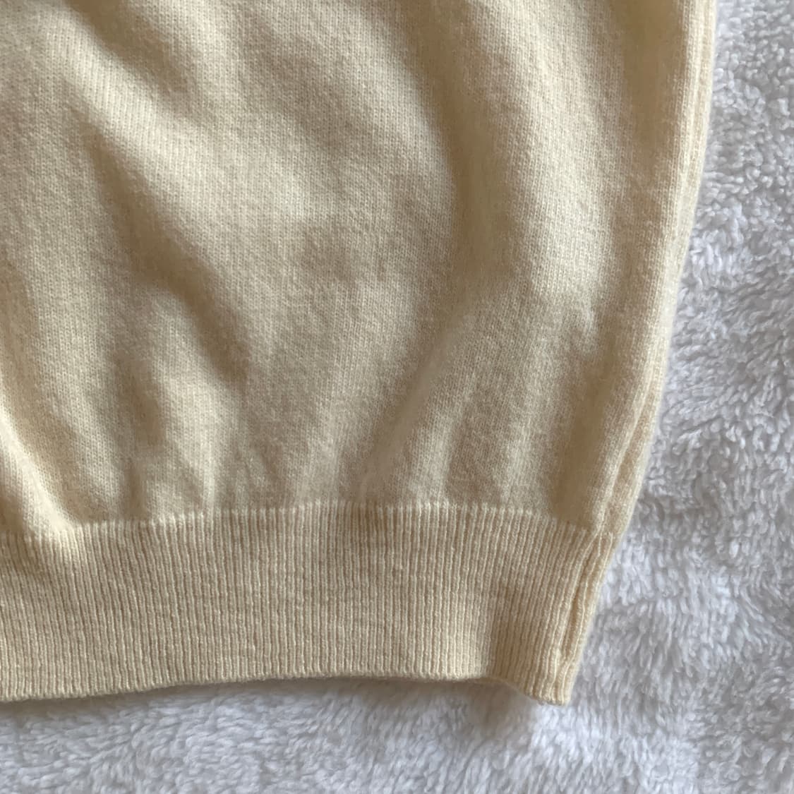 원로그 WONLOG 파인울 브이넥 크림 가디건 상품이미지8