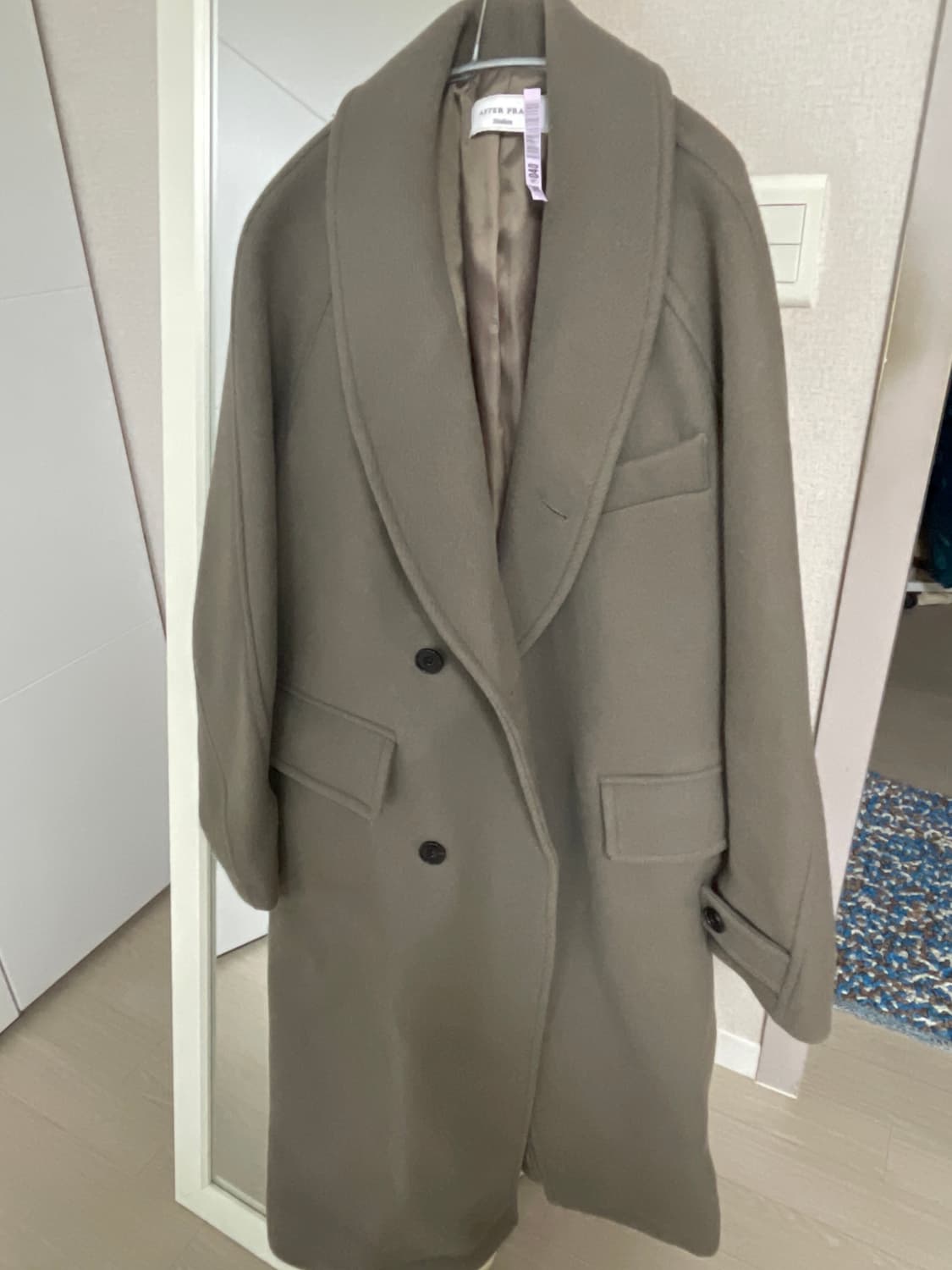 애프터프레이 숄카라 코트 모카 m 상품이미지1