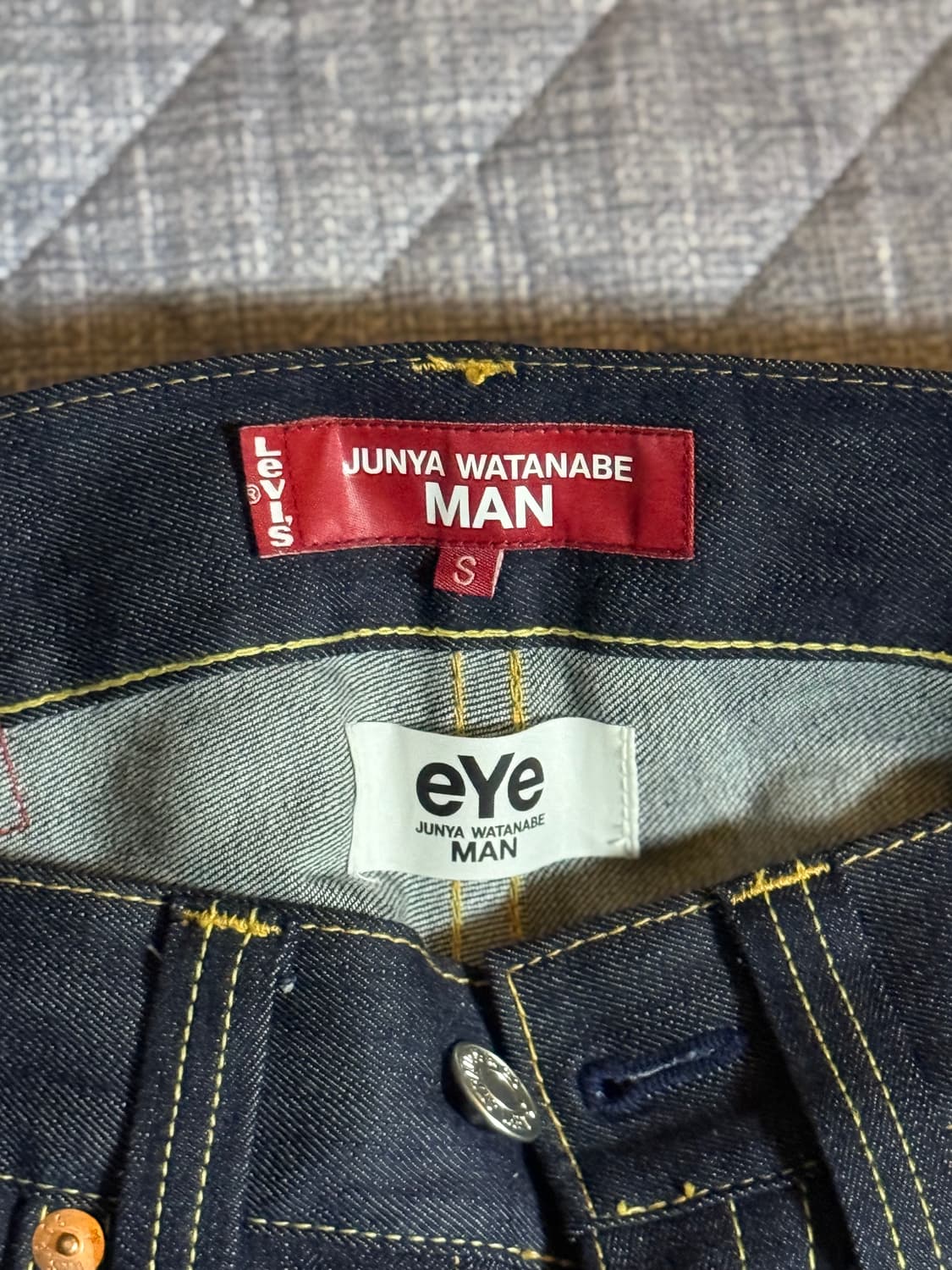 리바이스 x 준야 와타나베 인디고 스트레이트 데님 진 청바지(31~32) 상품이미지6