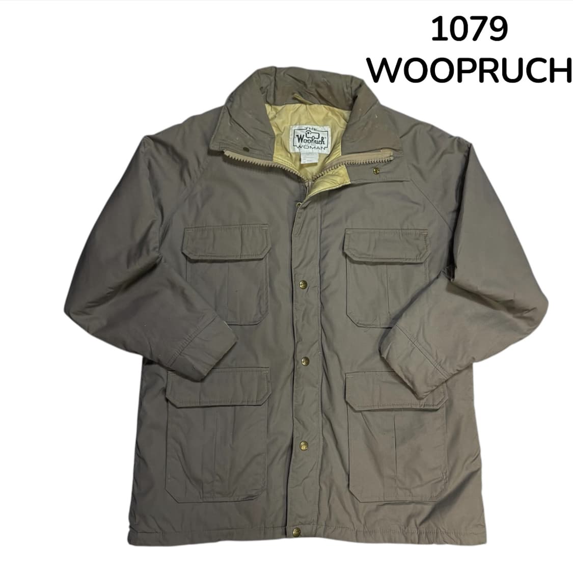 70s 울리치 올리브 카키 마운틴 파카 헌팅자켓 L 상품이미지2