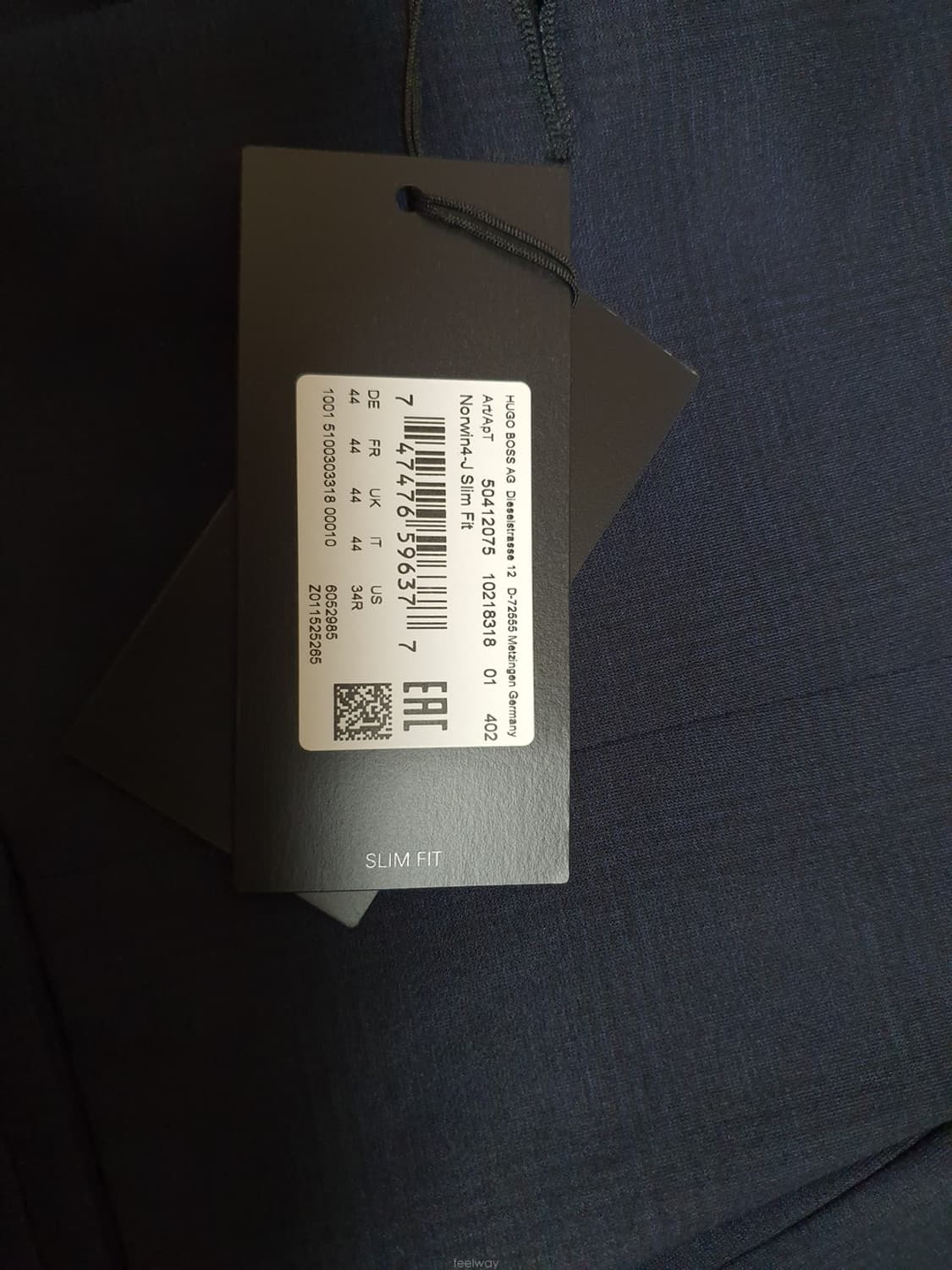 휴고보스 정장마이 IT44 새상품 상품이미지3