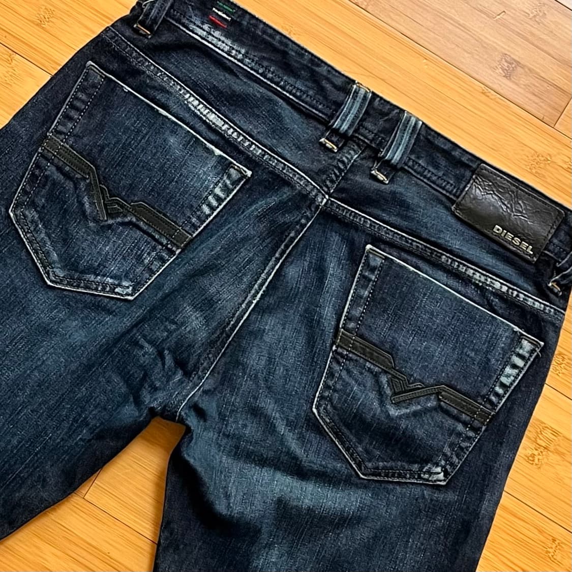 디젤 바이커 데님팬츠 W30 L32 상품이미지4