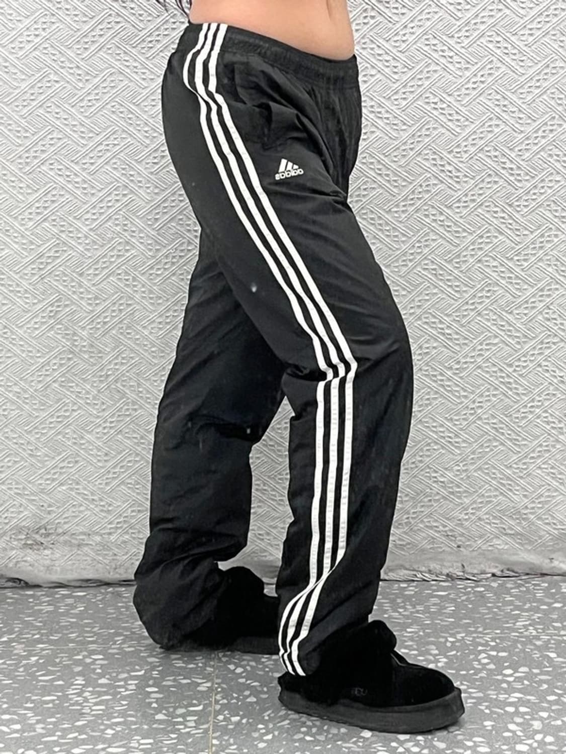 아디다스 빈티지 캐주얼 삼선 와이드 트랙팬츠 100 C07673 상품이미지2