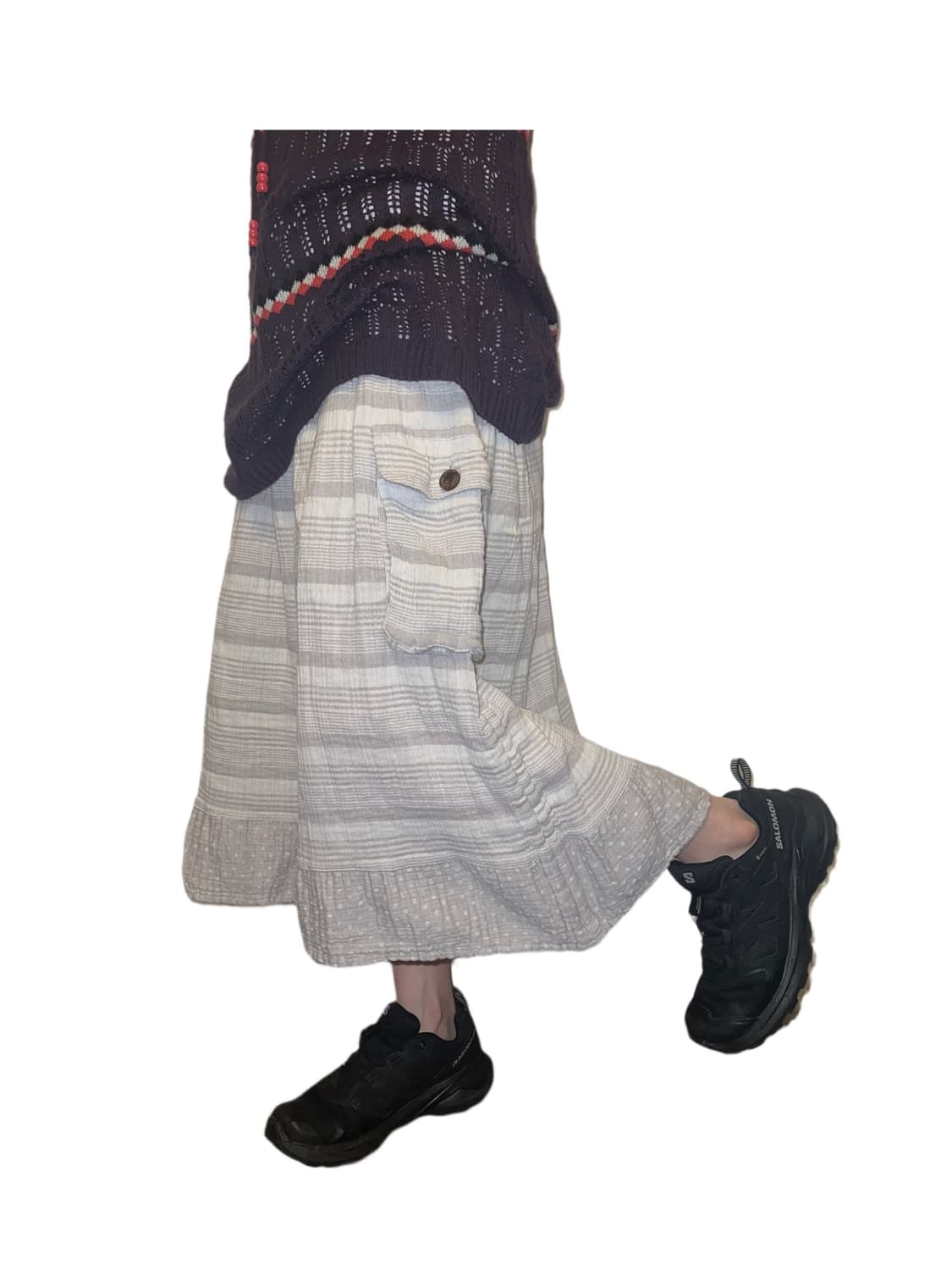 Soft Ice Gray Skirt 상품이미지4