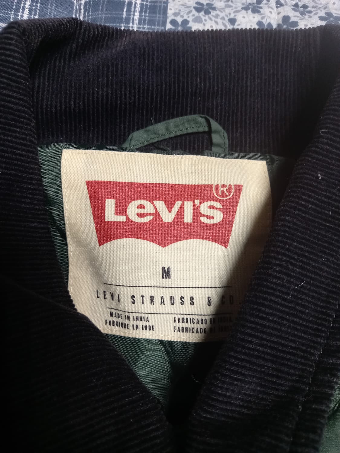 리바이스 퀼팅 경량패딩    M(실용100) 상품이미지2