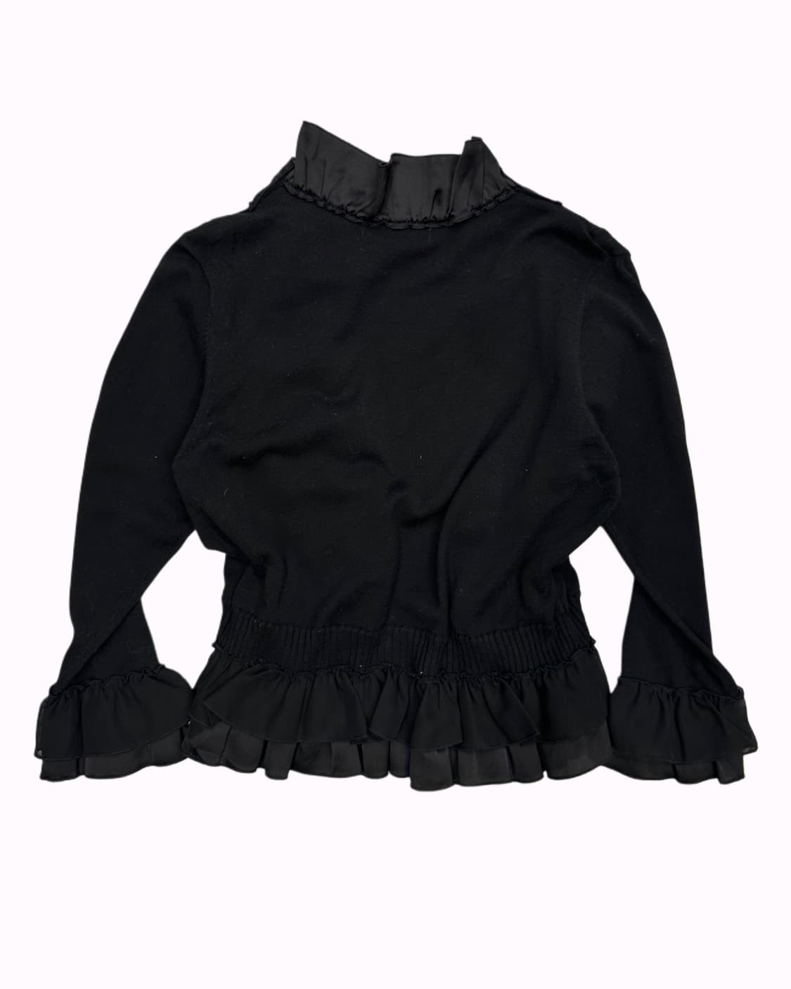 ruffle collar knit cardigan 상품이미지4