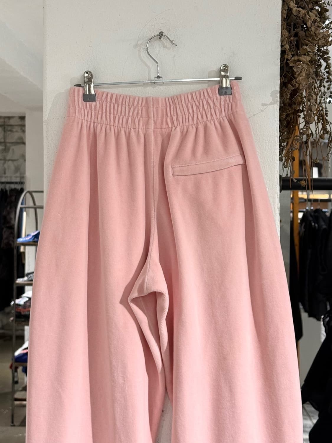 알렉산더 왕 핑크 벨벳 큐빅 조거 팬츠 상품이미지5