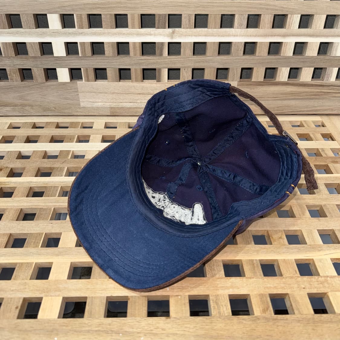 빈티지 페이딩 빅스티치 캡 상품이미지4