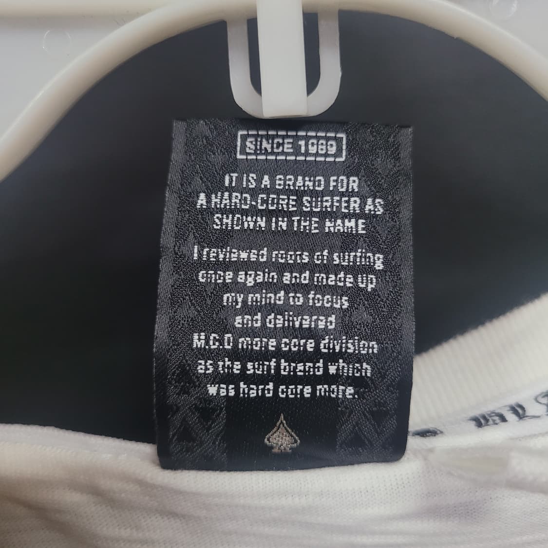 MCD More Core Division 자수로고 락밴드 셔츠 상품이미지8