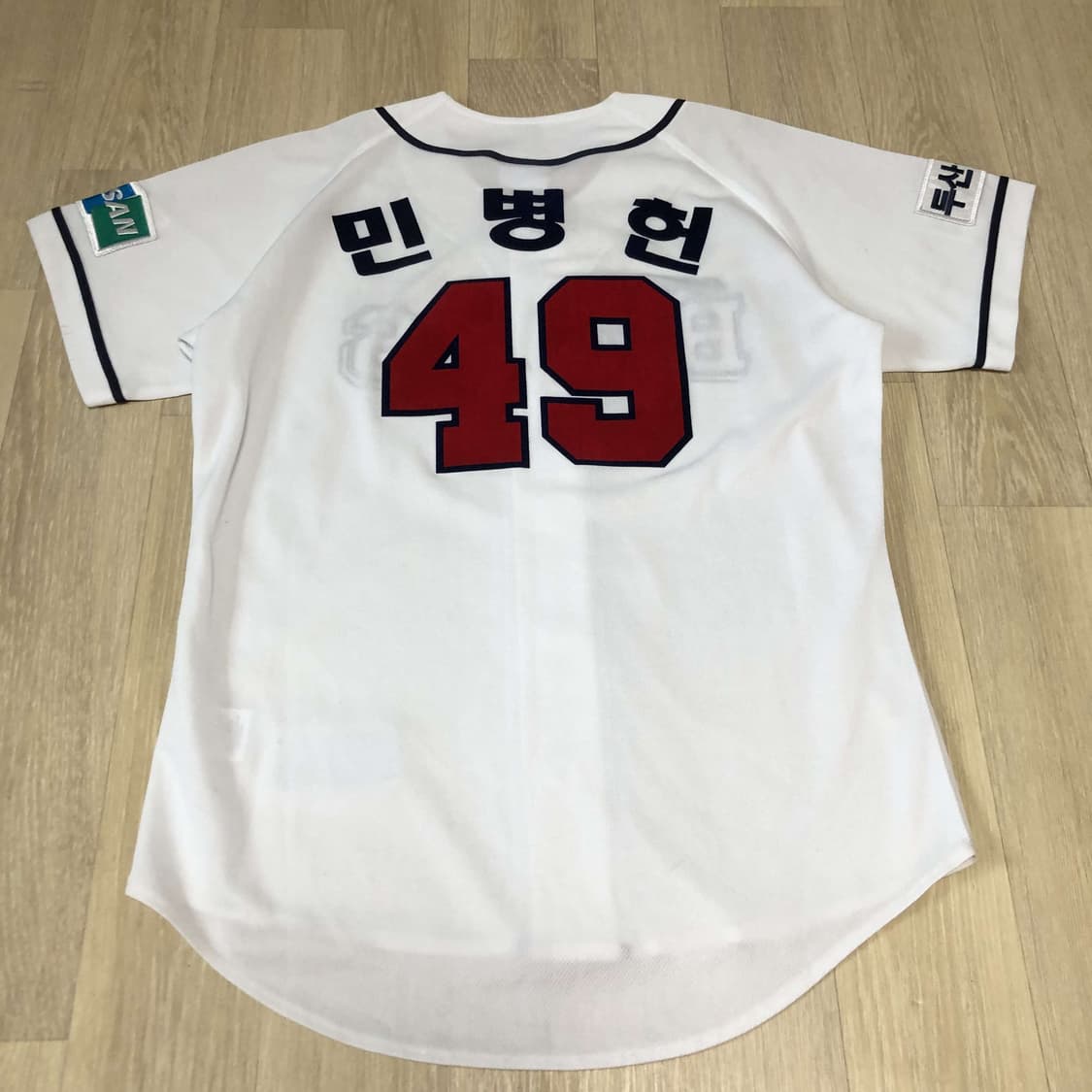 (95) 두산 베어스 두산 홈 민병헌 49 유니폼 두산 홈 민병헌 져지 상품이미지3