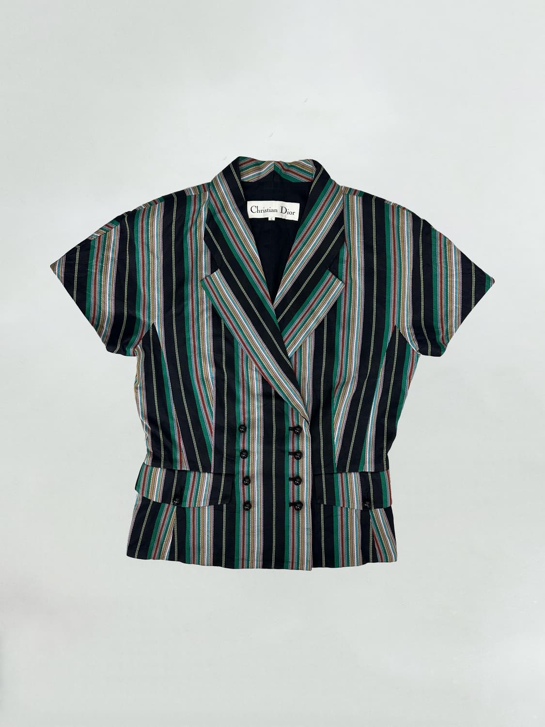 디올 아카이브 스트라이프 하프 자켓 상품이미지1