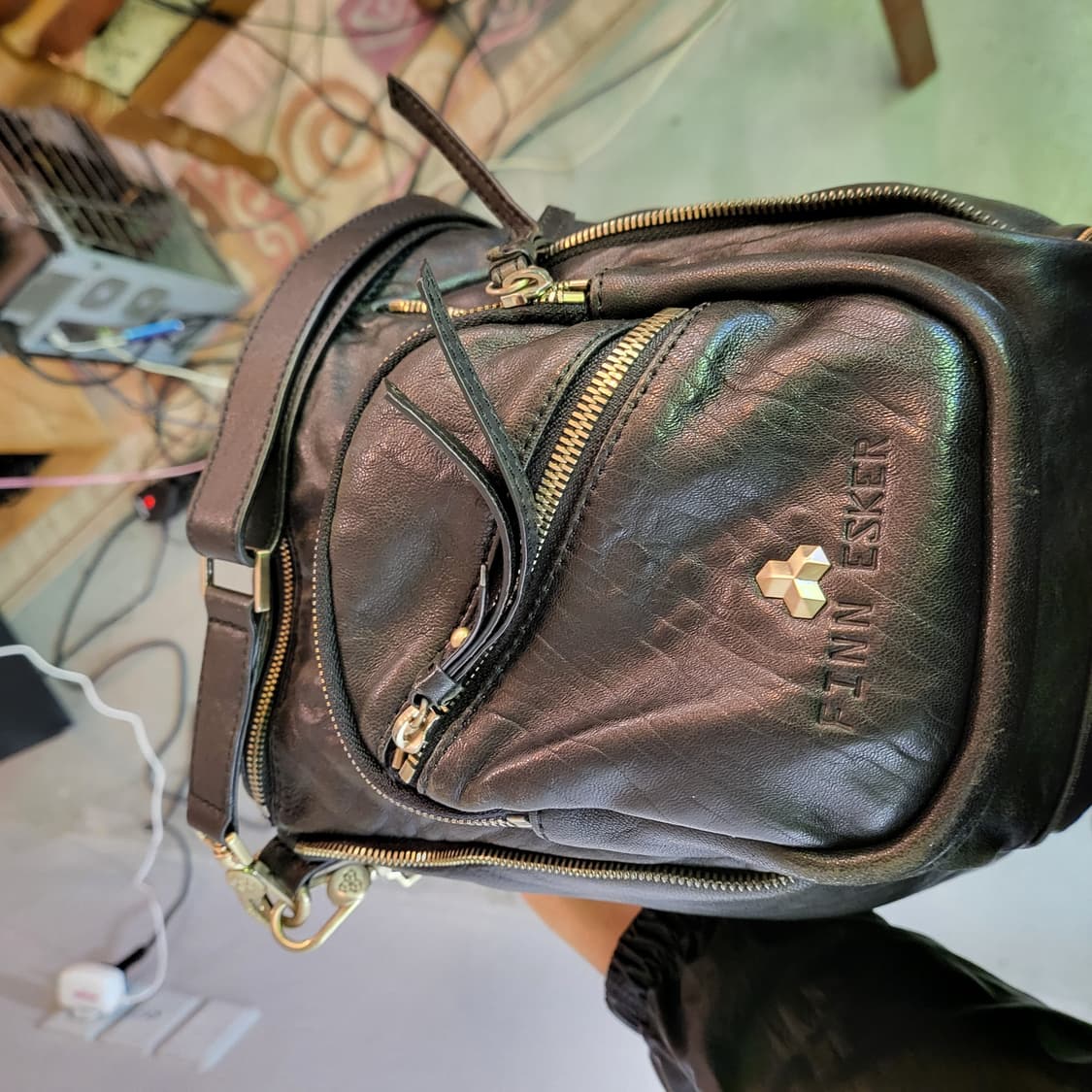 핀 에스코 올 레더 숄더&크로스백 상품이미지7