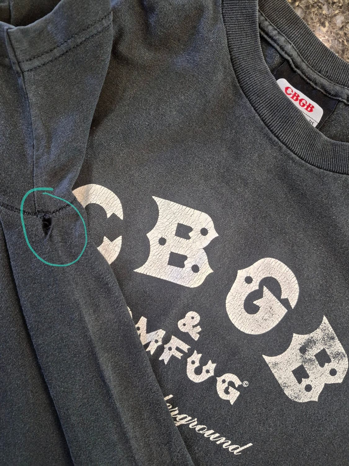 90's CBGB & OMFUG Vintage Tee (S) 상품이미지6