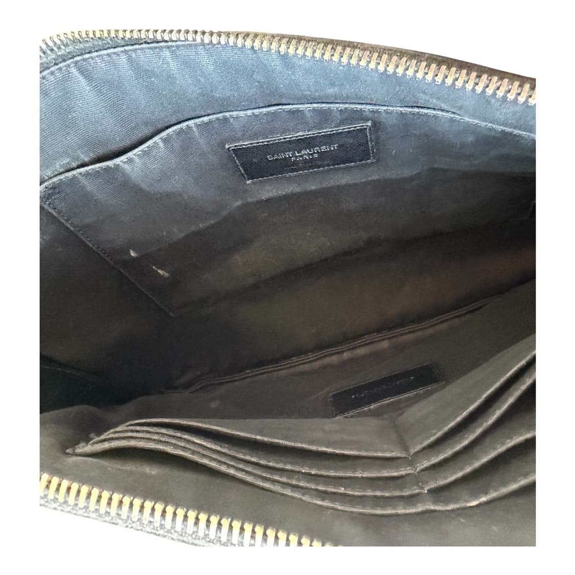 생로랑 스타 패치 레더 클러치 상품이미지5