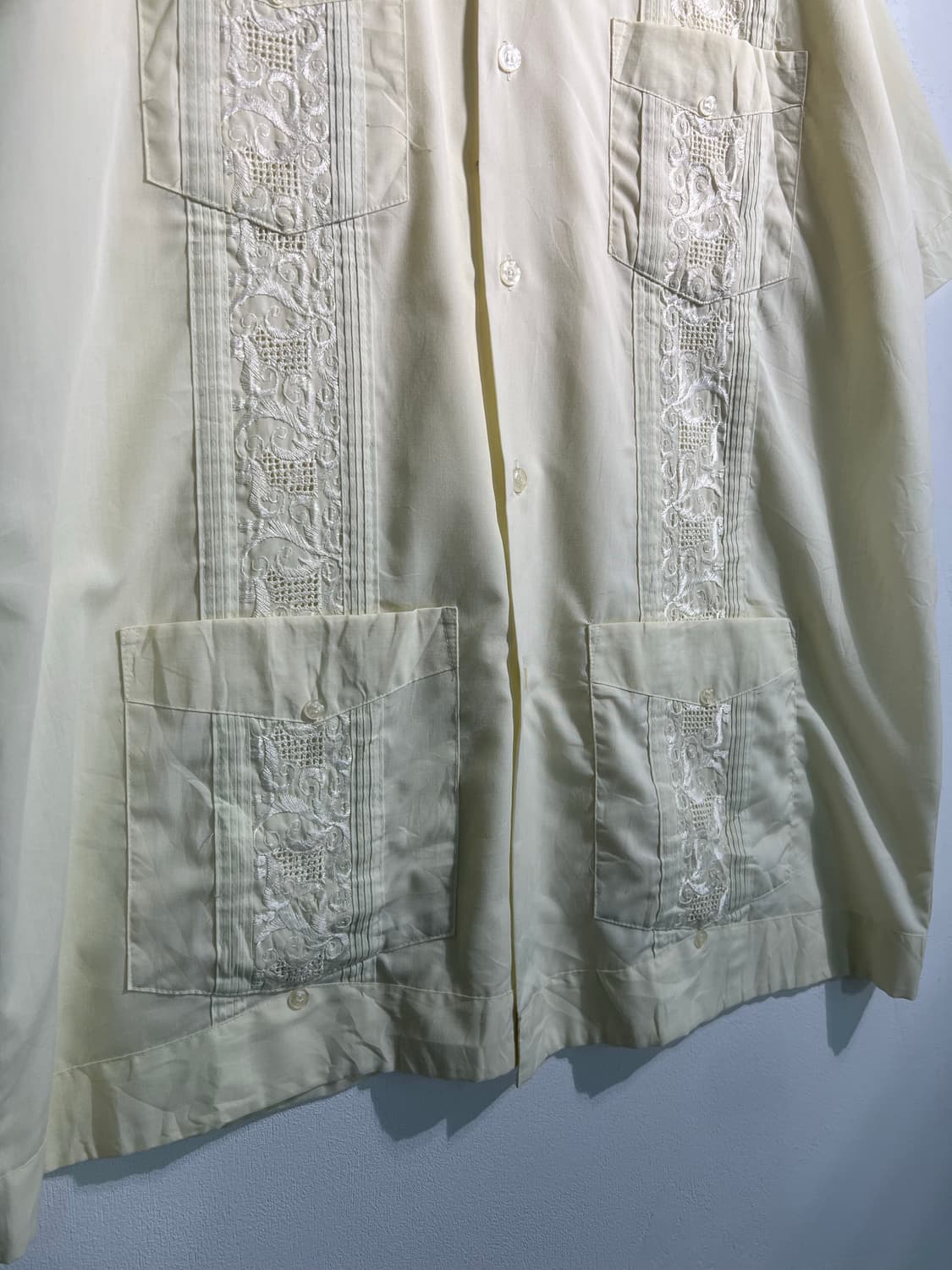 Guayabera shirts (쿠바 셔츠) L 상품이미지4