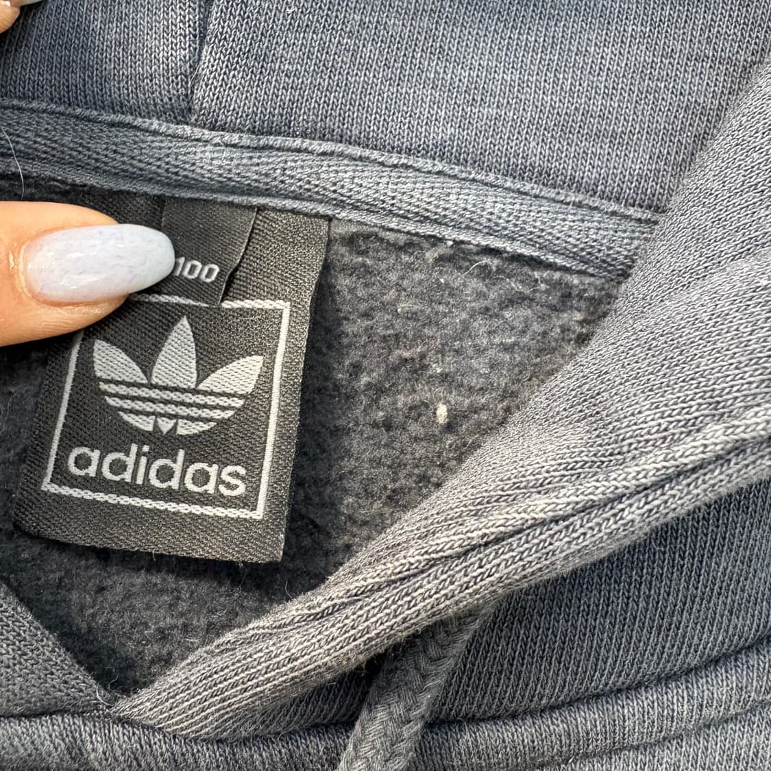 100 아디다스 후드티 트레포일 기모 0311J 상품이미지2