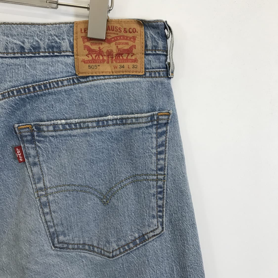 리바이스 505 스트레이트 청바지 [36인치] 상품이미지4