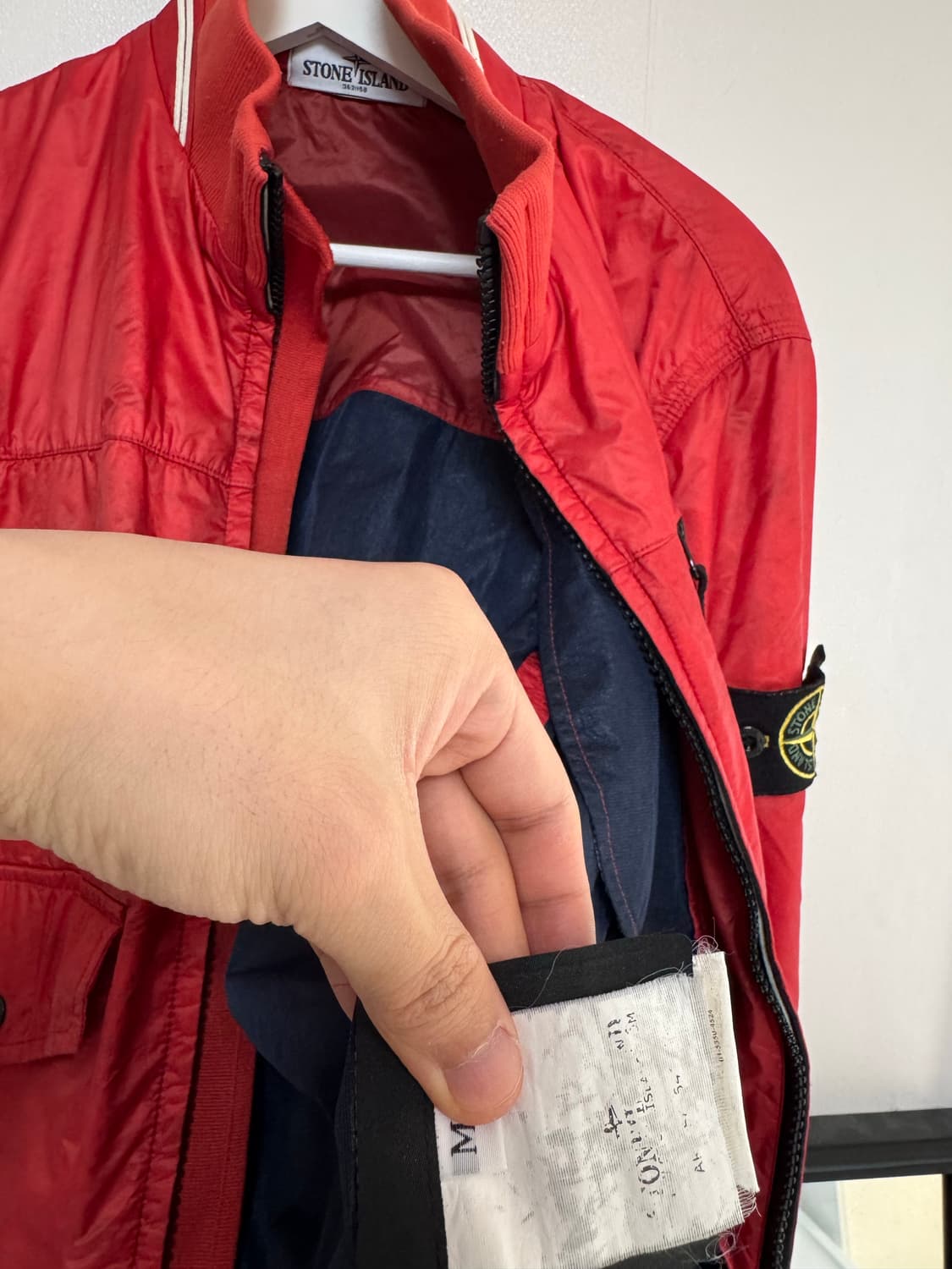 스톤아일랜드 마이크로 립스탑 자켓 상품이미지5