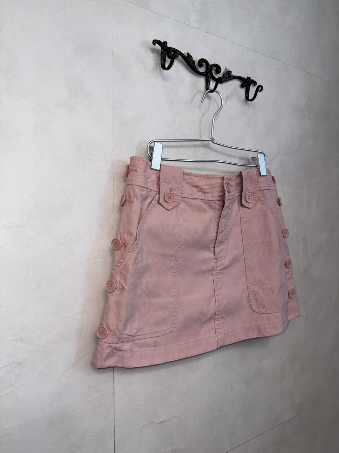 Marc Jacobs baby pink button mini skirt 상품이미지2