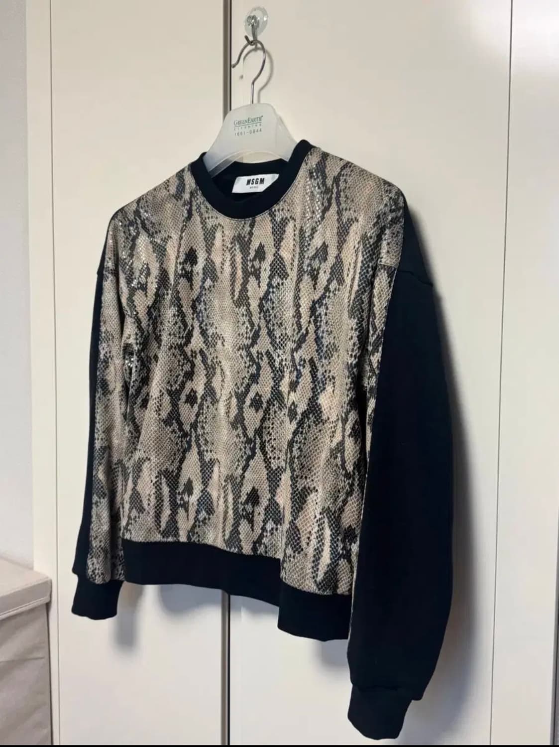 (택포) msgm 여성 맨투맨  XS(한국 S) 상품이미지2