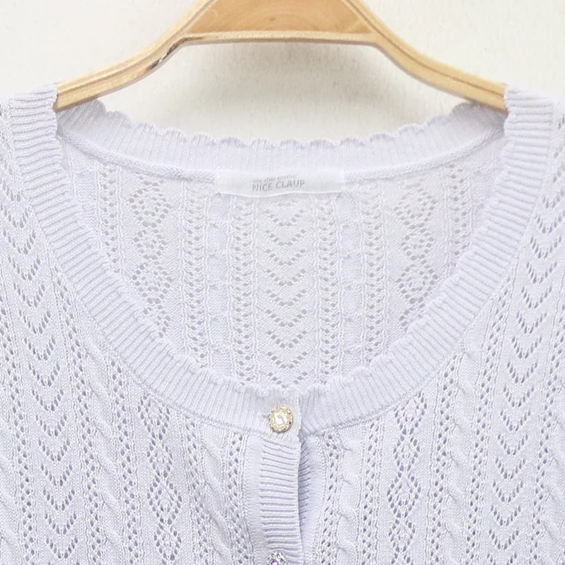 나이스클랍 펀칭 가디건 60679 상품이미지5