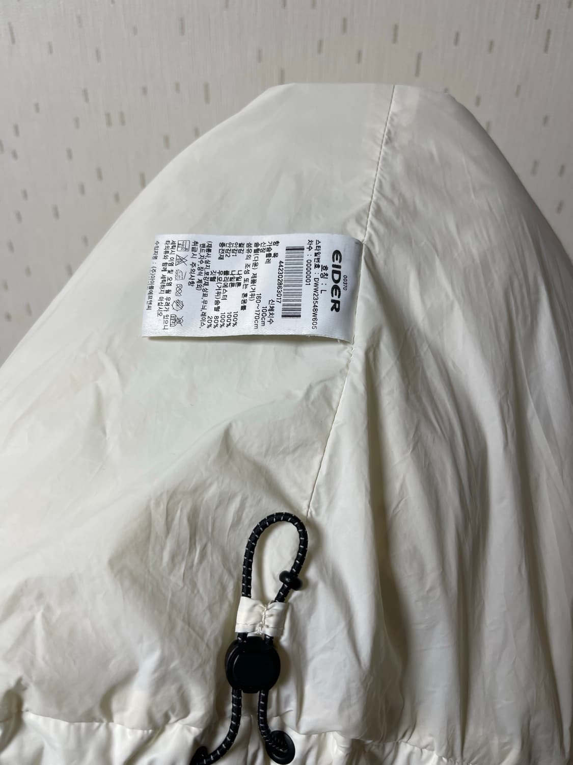 아이더 정품 여성용 장원영 구스다운 패딩 상품이미지8