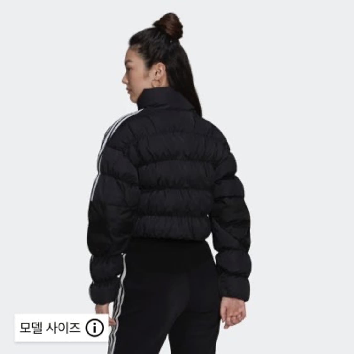 아디다스 우먼 크롭 숏 푸퍼 패딩 xs GU1770 상품이미지2