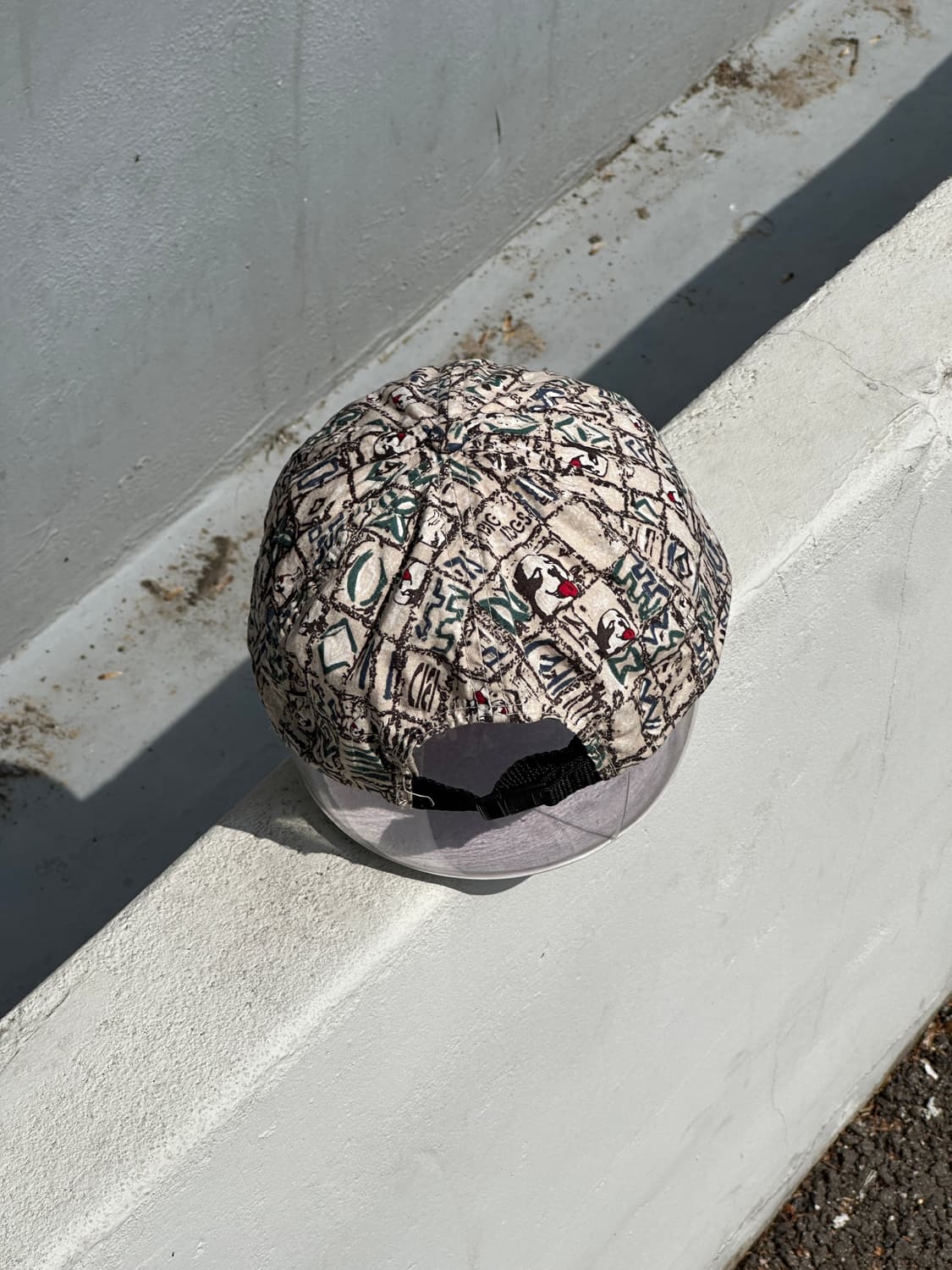 [M] BIG DOGS 패턴 빈티지 볼캡 모자 상품이미지4