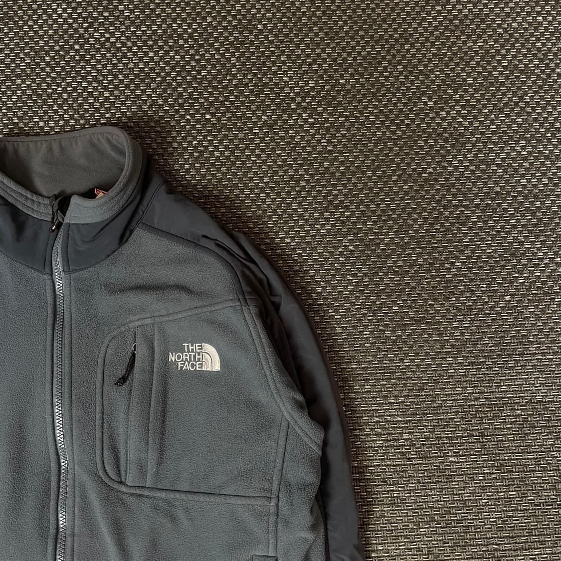 노스페이스 그레이 반폴라 플리스 집업 자켓 95 상품이미지3