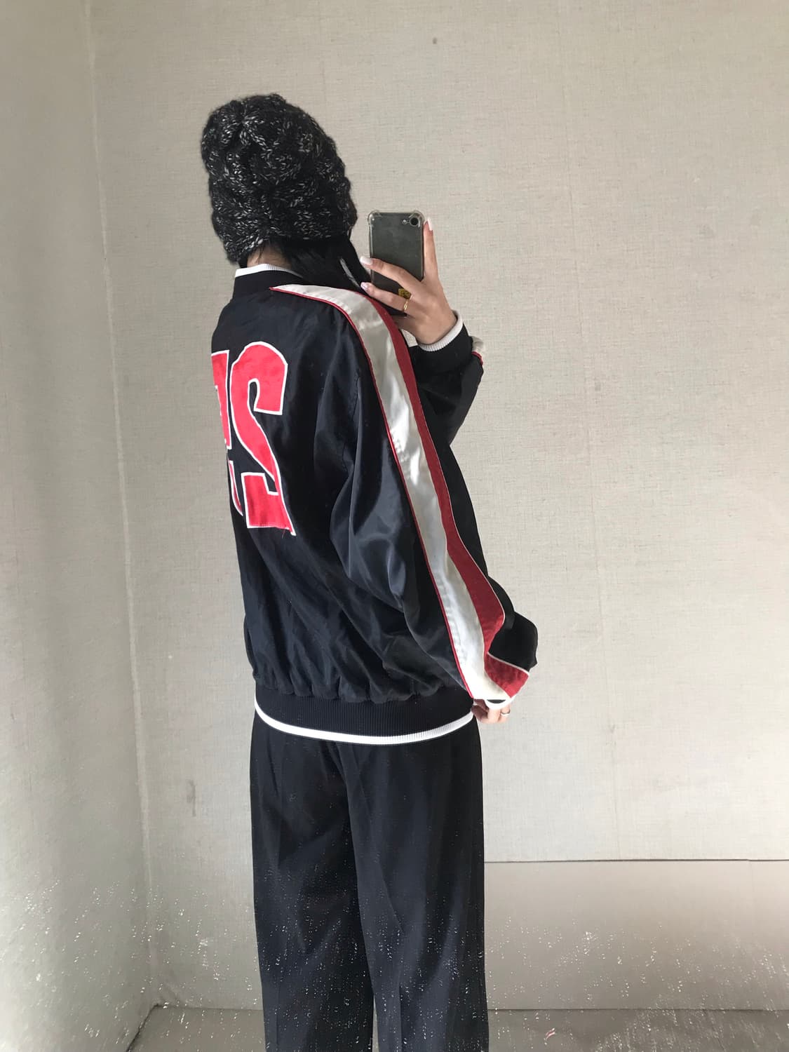 아디다스 올드스쿨 빅로고 바시티자켓 상품이미지3