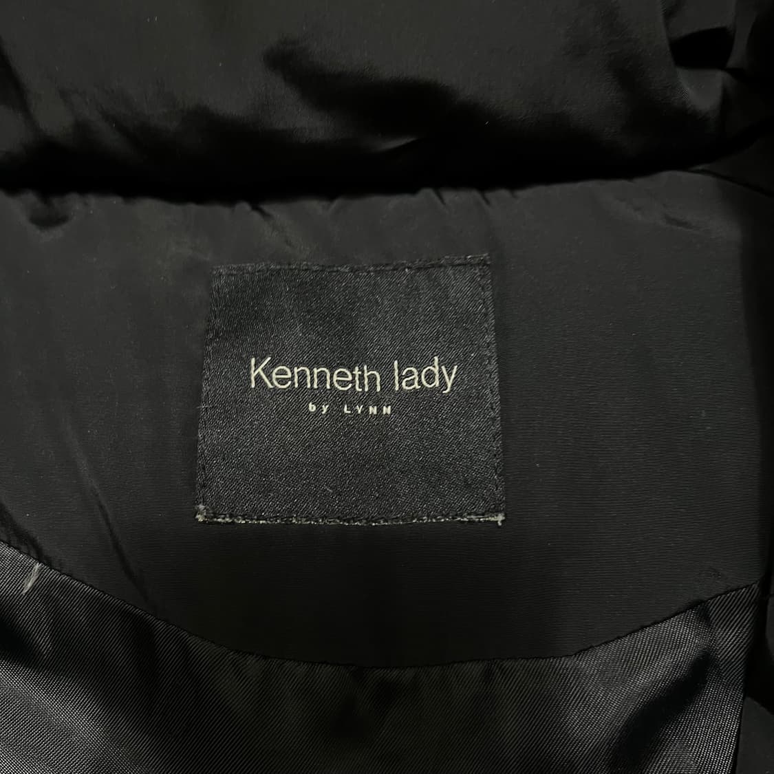 케네스 레이디 LYNN 구스다운 라쿤퍼 후드 롱패딩 점퍼 [블랙] 55 상품이미지4