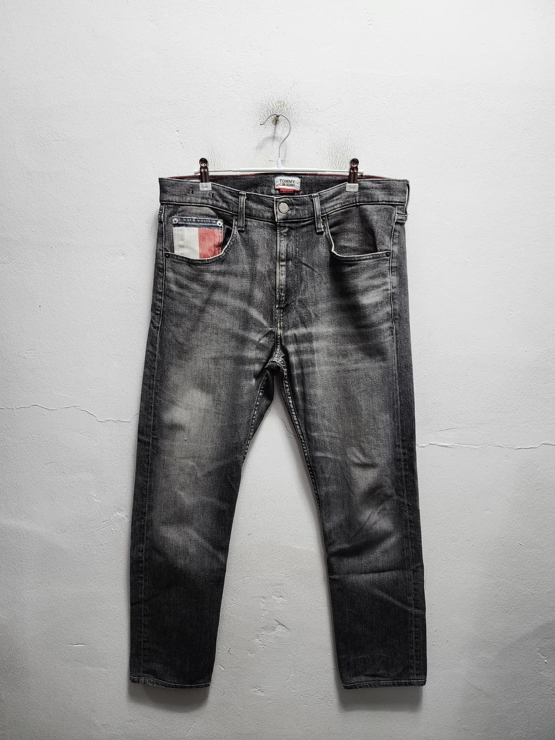 타미힐피거 USA 성조기 모던 테이퍼드 데님 팬츠 상품이미지1