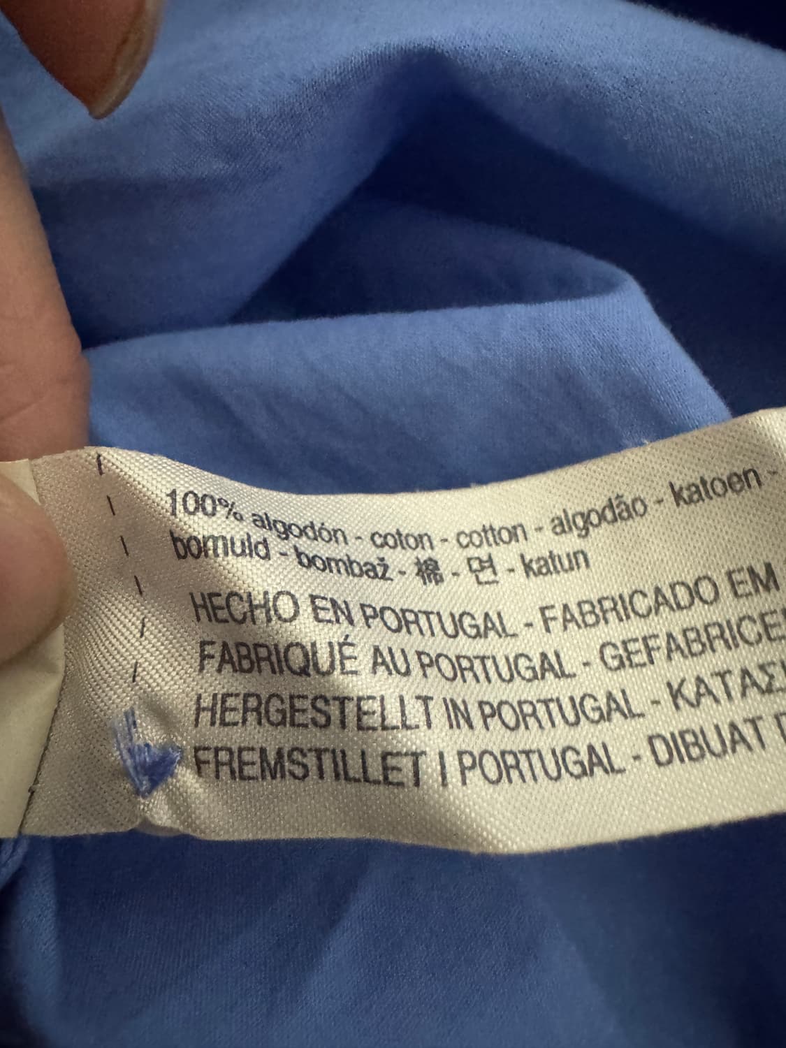 여성 마시모두띠 파스텔 블루 슬리브 블라우스 상품이미지4