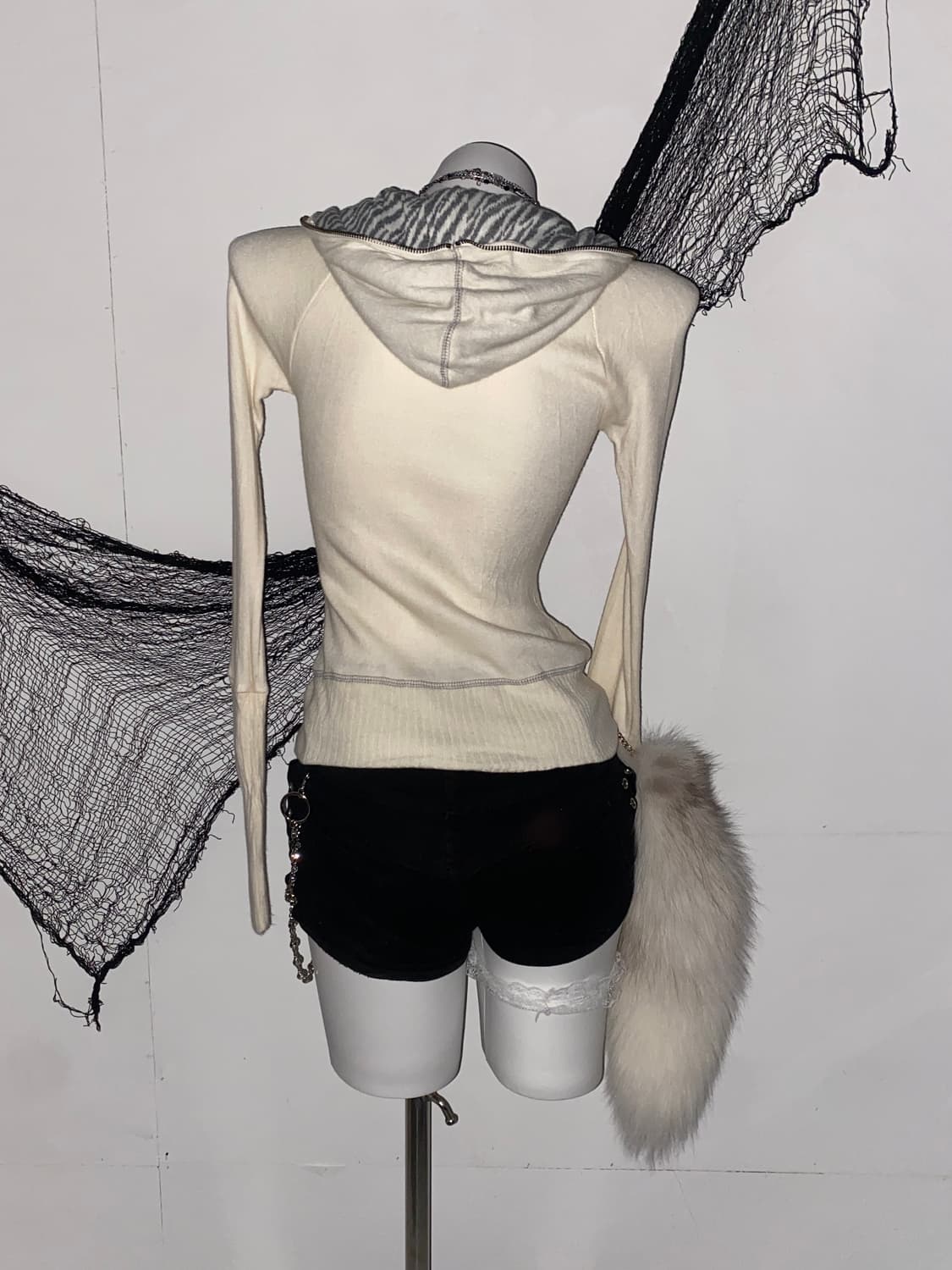 ꒰ঌ BLAST 갸루 펑크 지브라 후드집업 ໒꒱ 상품이미지2