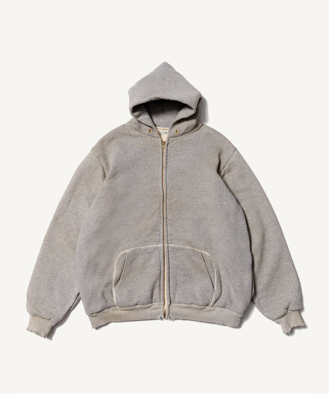 [4] 25ss 아프레쎄 빈티지 후드집업 그레이 상품이미지1