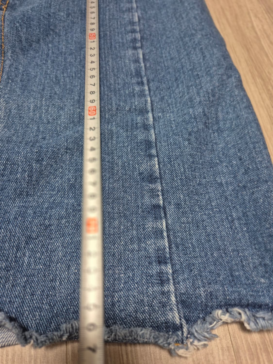 데님앞트임스커트 데님스커트 청치마 상품이미지6