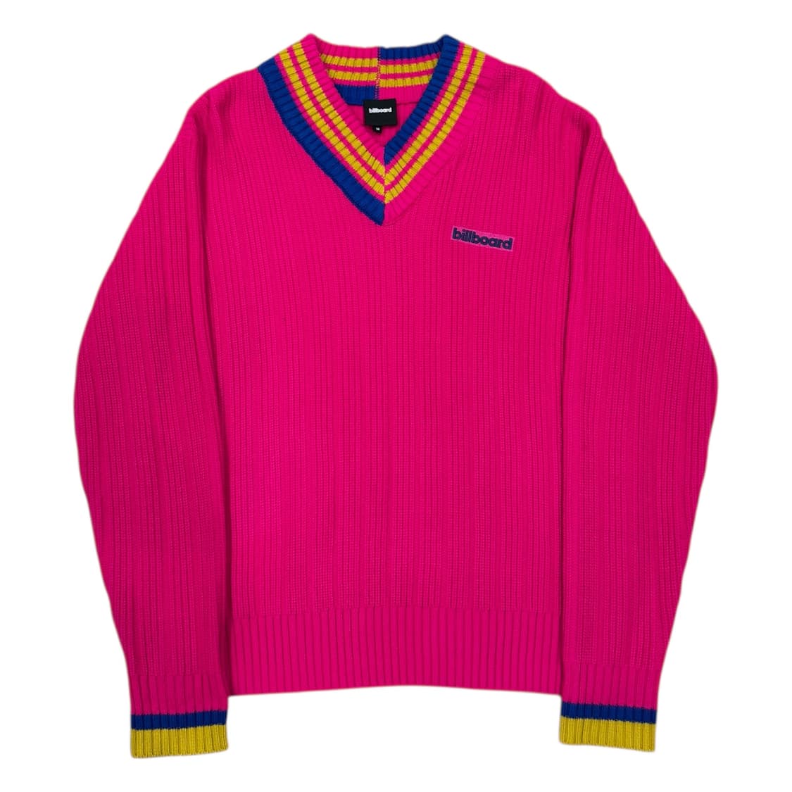 빌보드 핑크 브이넥 니트 M 상품이미지1